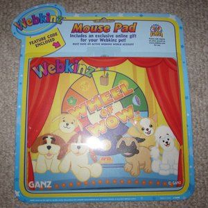 Webkinz Mouse Pad WHEEL OF WOW Brand New